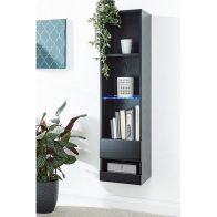 See more information about the Galicia 1 Door Shelving Unit Black