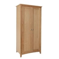 See more information about the Oxford Oak 2 Door Full Height Double Wardrobe