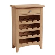 See more information about the Oxford Oak 1 Drawer Wine Rack