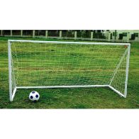 See more information about the Kids Junior 8 Foot x 4 Foot Plastic Portable White Football Goal