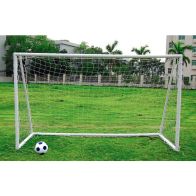 See more information about the Kids Junior 10 Foot x 6 Foot White Portable Football Goal