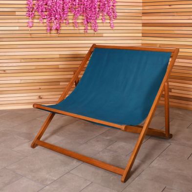 Wensum Eucalyptus Hardwood Double Deck Chair