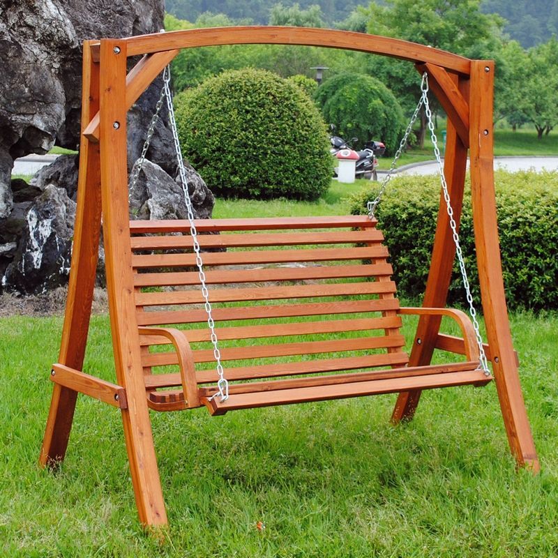 Seater Garden Swing Seat Hammock 1 9, Wooden Swing Seat Garden Uk