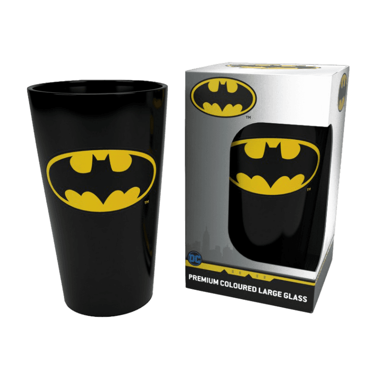 See more information about the Large DC Comics Batman Symbol Black Glass 400ml