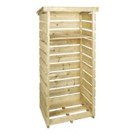 See more information about the Wooden Tall Single Garden Log Store