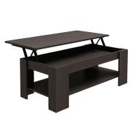 See more information about the Harper Lift Up Coffee Table Brown 1 Shelf