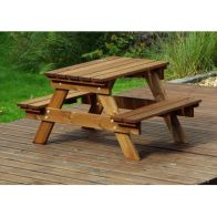See more information about the Charles Taylor Kids Picnic Table Gold Range - 20 Year Guarantee