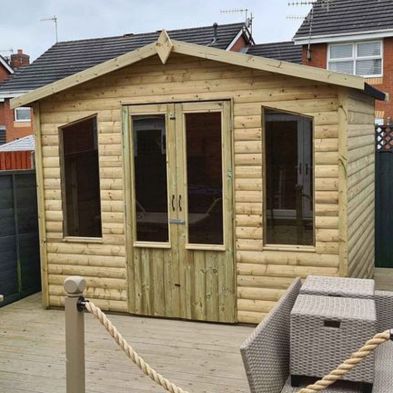 Garden Summerhouse Chatsworth 10x8 with Apex Roof