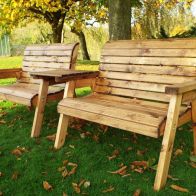 See more information about the Charles Taylor Twin 4 Seat Garden Bench
