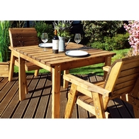 See more information about the Charles Taylor 2 Seat Scandinavian Redwood Dining Set Garden Furniture