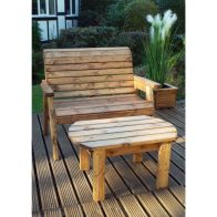 See more information about the Deluxe Garden Furniture Set by Charles Taylor - 2 Seats Green Cushions