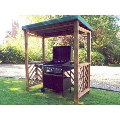 See more information about the Scandinavian Redwood Garden BBQ Shelter by Charles Taylor Green
