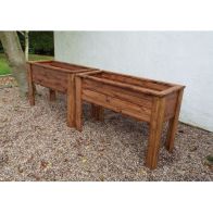 See more information about the Scandinavian Redwood Garden Raised Planter Set by Charles Taylor