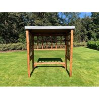 See more information about the Scandinavian Redwood Garden BBQ Shelter by Charles Taylor Grey