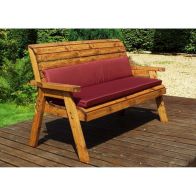 See more information about the Charles Taylor Winchester 3 Seat Garden Bench - Burgundy