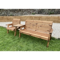 See more information about the Garden Tete a Tete by Charles Taylor - 1 Bench 1 Grand Chair Square Tray