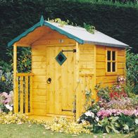See more information about the Shire Hide Garden Playhouse (4' x 4')