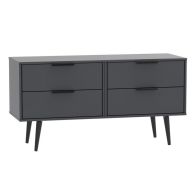 See more information about the Drayton Large Chest of Drawers Black 4 Drawers