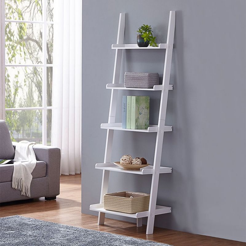 Wensum Ladder Display Shelf White