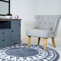 Wensum Toulouse Linen Occasion Chair Grey