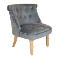 See more information about the Wensum Toulouse Velvet Occasion Chair Grey