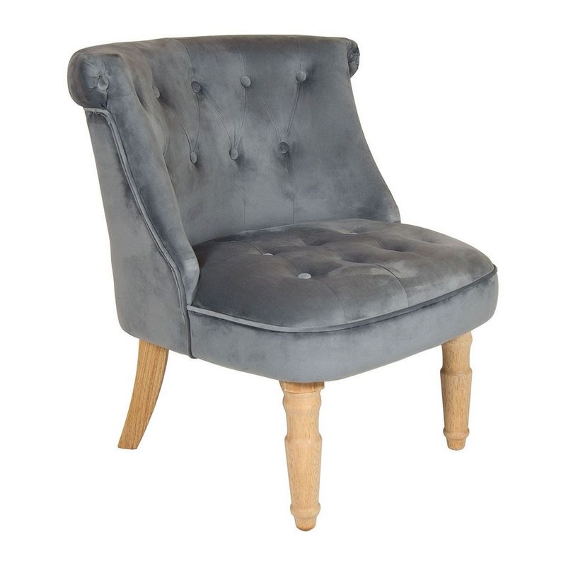 Wensum Toulouse Velvet Occasion Chair Grey