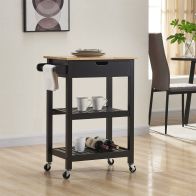See more information about the Bentley Kitchen Trolley Cart Black