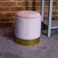 See more information about the Wensum Velvet Storage Foot Stool Pink