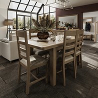 See more information about the Bondi Extending Dining Table Oak Natural 130cm