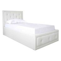 See more information about the Hollywood Single Ottoman Bed White