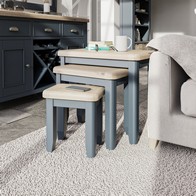 See more information about the 3 Bondi Nest of Tables Oak Blue