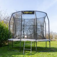 See more information about the 7ft x 10ft JumpKing Oval Combo Pro Trampoline