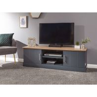 See more information about the Kendal Blue 2 Door Large TV Unit