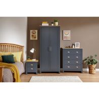 See more information about the Lancaster 3 Piece Bedroom Furniture Set Blue