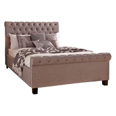 Layla King Size Ottoman Bed Brown