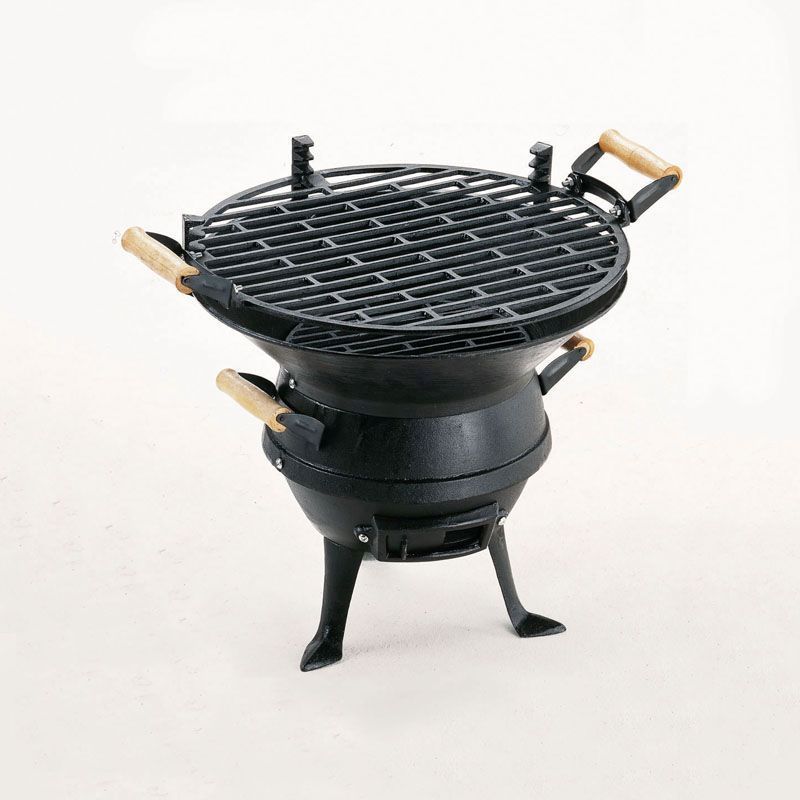 Landmann Grill Chef Cast Iron Barrel Charcoal Barbecue