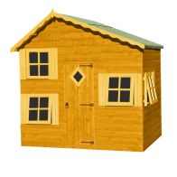 See more information about the Shire Loft 7' 10" x 7' 1" Offset Apex Children's Playhouse - Premium Dip Treated Shiplap