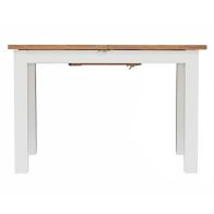 See more information about the Lucerne Oak White 1.65-1.2m Extending Dining Table