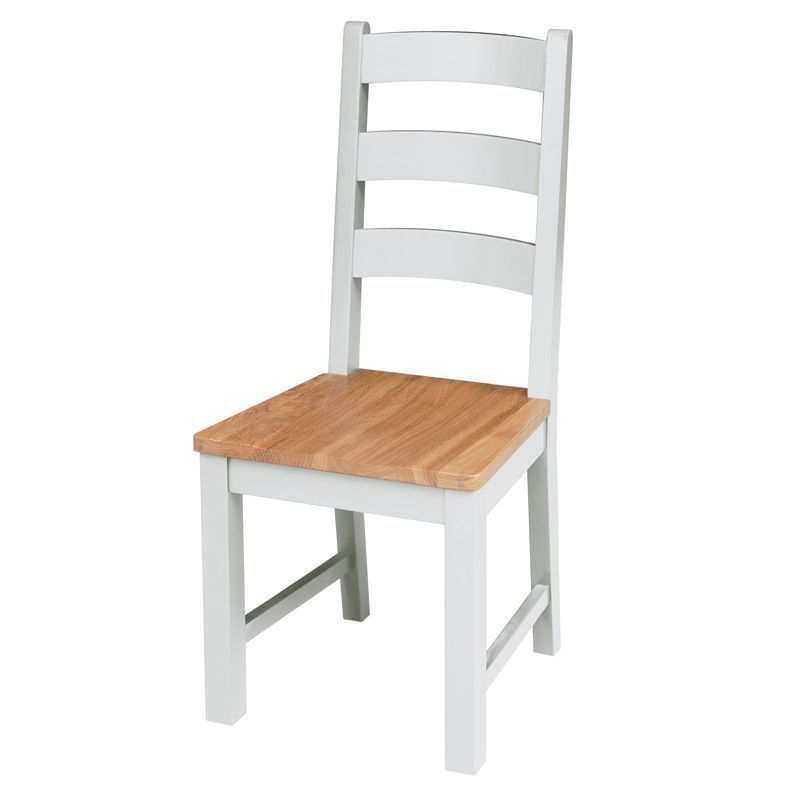 Lucerne Oak White Dining Chair