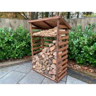 See more information about the Scandinavian Redwood Garden Log Store by Charles Taylor