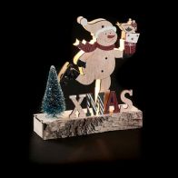 See more information about the Snowman Xmas Light Christmas Decoration - 3 Warm White LEDs