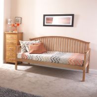 See more information about the Madrid Single Bed Natural 3 x 7ft
