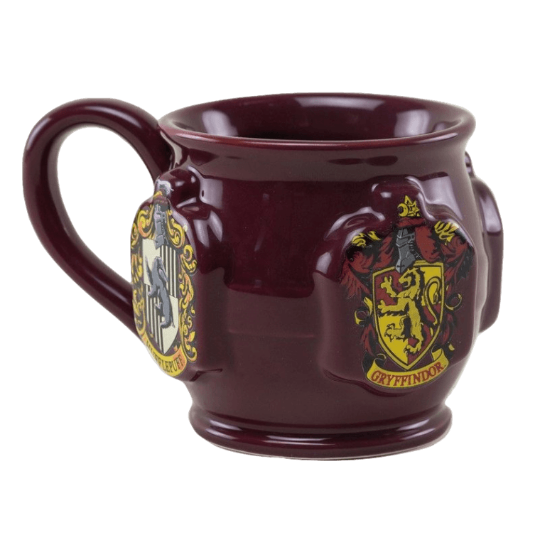 Harry Potter Cauldron Mug Hogwarts House Crests