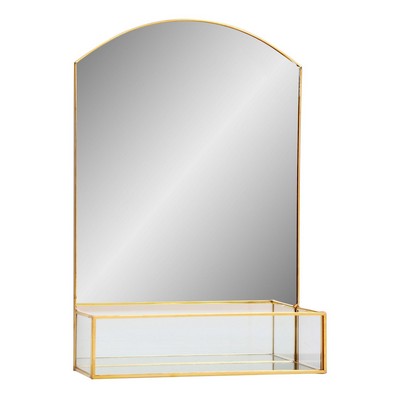 See more information about the Deco Mirror Metal Gold 34cm