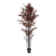 See more information about the Bamboo Tree Artificial Plant Green & Red - 180cm