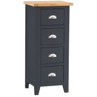 See more information about the Aurora Midnight Chest of Drawers Oak 4 Drawers