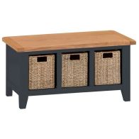 See more information about the Aurora Midnight Hall Bench 3 Basket Drawers