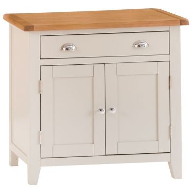 See more information about the Aurora Mist Sideboard Oak Light Grey 2 Doors 1 Drawer