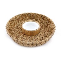 See more information about the Dip Dish Ceramic & Raffia - 32cm