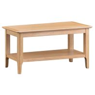 See more information about the Bayview Coffee Table Oak 1 Shelf
